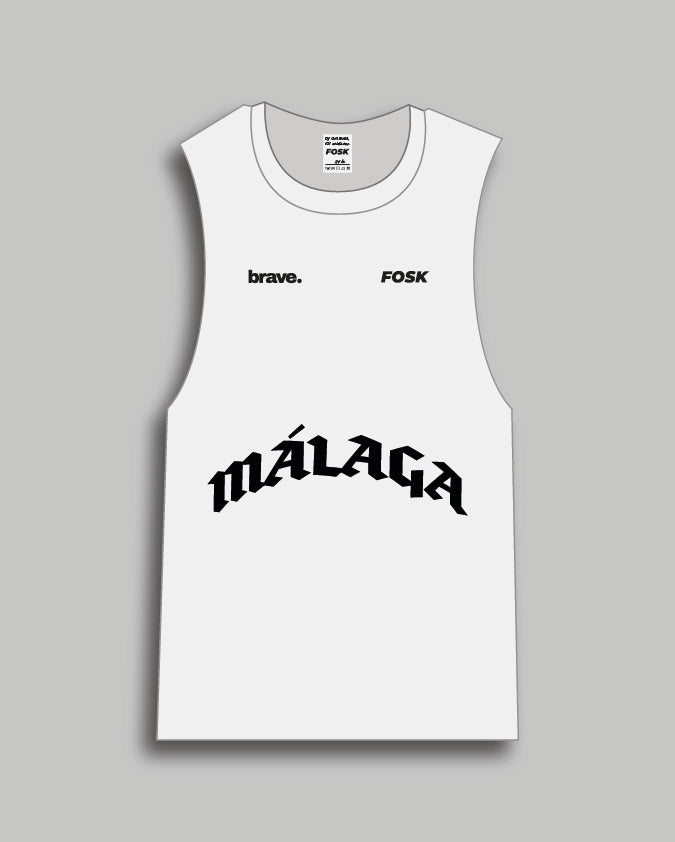 MÁLAGA MARATHON - Camiseta tirantes de running